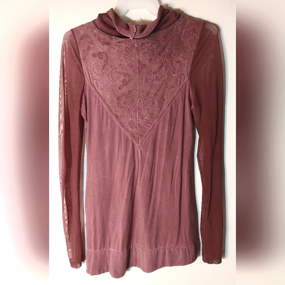 Angels Never Die Women's/Misses Size M Medium Mauve Dress Knit Turtle neck. - Picture 2 of 7
